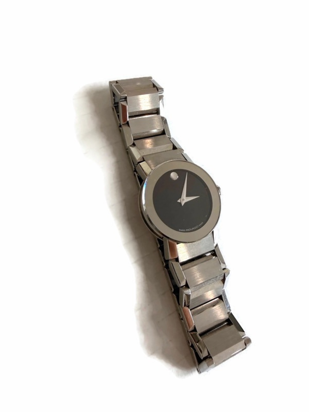 Movado Stainless Steel Women's Bracelet Watch with Black
